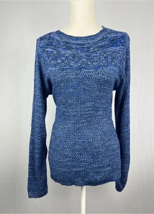 Pull sweat col rond en maille croft & barrow bleu pour femme taille L #CS4, brand: Croft & Barrow, condition: Very good, size: L / 40 / 12, €14.00, €15.40 includes Buyer Protection