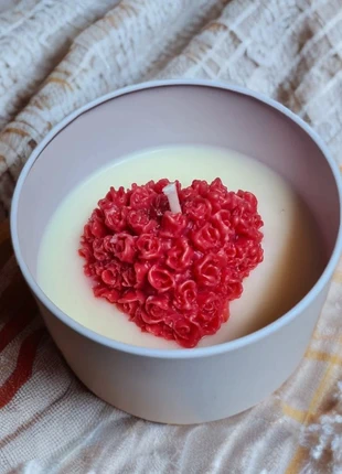 Handmade Heart Candle, brand: Soya, condition: Very good, £5.50, £6.48 includes Buyer Protection