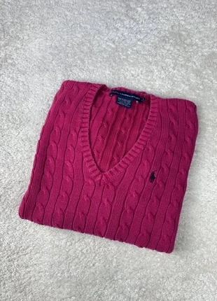 Pull Ralph Lauren Torsadé Rose en coton 2A - L femme, marque: Ralph Lauren, état: Très bon état, taille: L / 40 / 12, 49,99 €, 53,19 € Protection acheteurs incluse