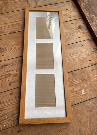 Wooden picture frame with silver, condition: Very good, £5.00, £5.95 includes Buyer Protection