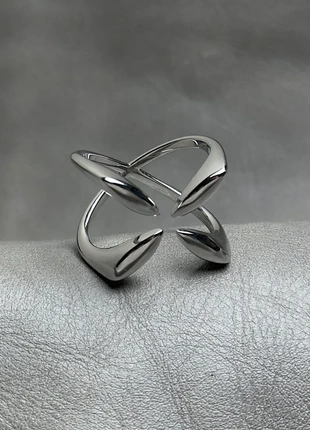 Bague en arceaux en argent, brand: Argent, condition: Very good, size: Adjustable, €10.00, €11.20 includes Buyer Protection