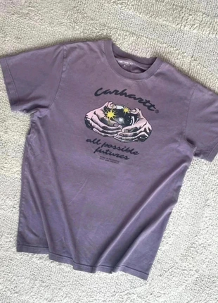 T-Shirt Carhartt WIP Fortune violet coupe large crew neck tee - 100% coton - taille S- très bon état, brand: Carhartt, condition: Very good, size: S, €19.90, €21.60 includes Buyer Protection
