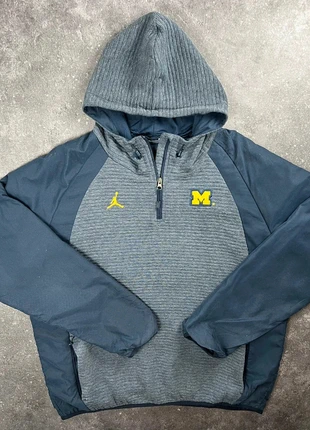 Sweat Polaire Jordan Michigan gris et bleu à capuche logo brodé - XL homme - coton polyester 2PL 29, marque: Jordan, état: Très bon état, taille: XL, 36,00 €, 38,50 € Protection acheteurs (Pro) incluse