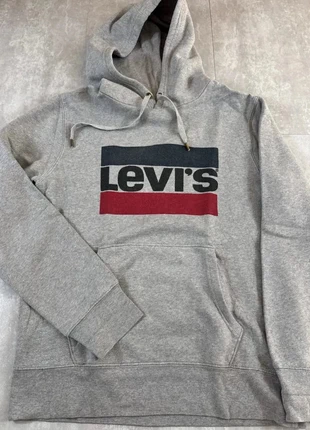 Sweat à capuche Levi’s gris – Homme S, marque: Levi's, état: Très bon état, taille: S, 9,20 €, 10,36 € Protection acheteurs incluse