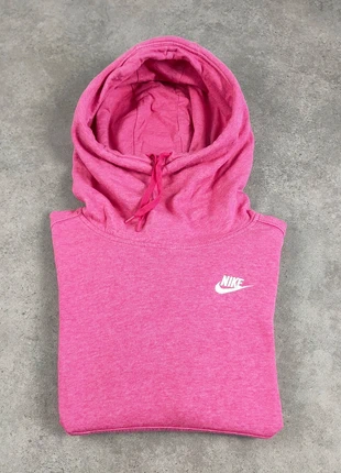 Sweat A Capuche Hoodie Nike Col Montant Femme | Rose + Logo Brodé Solo Swoosh Blanc | XS, brand: Nike, condition: Very good, size: XS / 34 / 6, €20.00, €21.70 includes Buyer Protection