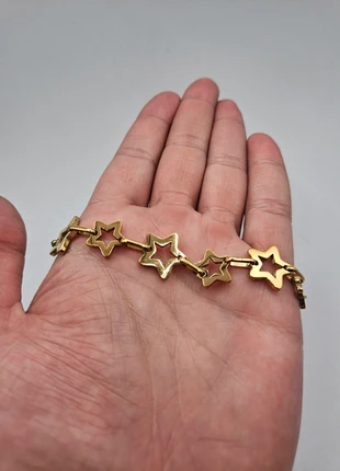 Stainless steel sterren armbandje, merk: Boutiek, staat: Nieuw zonder prijskaartje, € 6,00, € 7,00 inclusief Kopersbescherming Pro