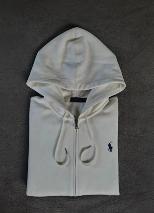 Veste à capuche Zip Ralph Lauren blanc logo noir taille M femme, brand: Ralph Lauren, condition: New without tags, size: M / 38 / 10, €72.50, €76.83 includes Buyer Protection