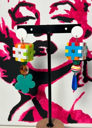 Boucles d'oreilles artisanales - Pure fantaisie, brand: Absimilis, condition: New without tags, €12.00, €13.30 includes Buyer Protection Pro