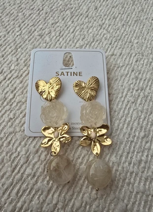 Boucles d'oreilles satine, brand: Satine, condizioni: Nuovo con cartellino, €9.00, €10.15 include la Protezione acquisti