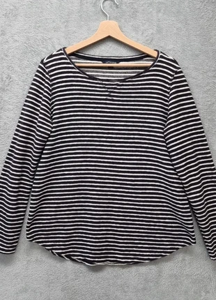 Lands' End M 10-12 Striped Cotton Long Sleeve Jumper - Navy & White, marque: Lands' End, état: Très bon état, taille: M / 38 / 10, 14,00 €, 15,40 € Protection acheteurs incluse