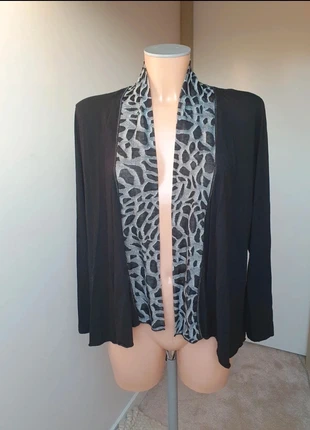 Vest maat XL zwart zilver panterprint, staat: Heel goed, maat: XL / 42 / 14, € 4,99, € 5,94 inclusief Kopersbescherming Pro