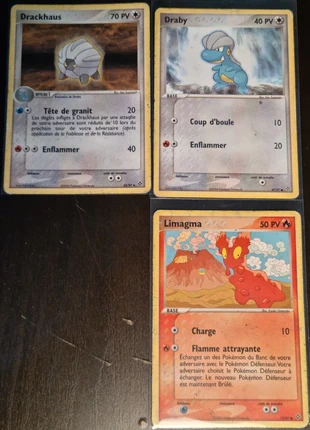 Lot de 3 cartes Pokémon de la série Dragon, brand: Pokémon, condition: Satisfactory, €1.50, €2.28 includes Buyer Protection