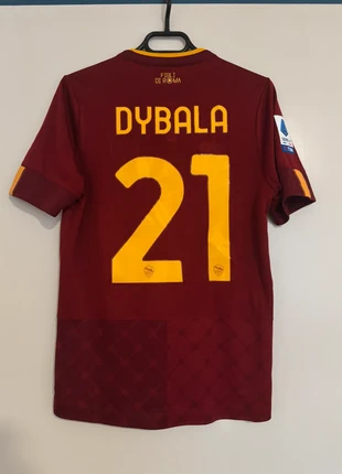 Maillot AS Roma 2022/2023 – Dybala 21 – Taille S – Bon État (Code MT231244), brand: New Balance, condizioni: Buone, taglia: S, €60.00, €63.70 include la Protezione acquisti