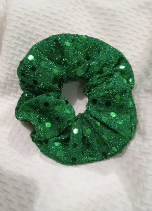 Chouchou élastique accessoires cheveux coiffure Noël vert paillettes brillant, marca: Noël, estado: Muy bueno, 1,00 €, 1,75 € Protección al comprador Pro incluida