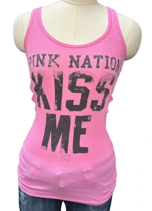 2000s mcbling Victoria’s Secret Pink slogan im one in a million print pink cami, brand: Victoria's Secret PINK, condition: Very good, size: XS / 6, £32.00, £34.30 includes Buyer Protection Pro