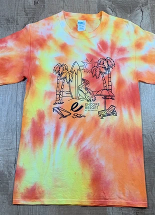 Tee-shirt / Port and Company / S / 42x69cm / Summer resort vibes / 0481, marque: Port & Company, état: Bon état, taille: S, 3,00 €, 3,85 € Protection acheteurs (Pro) incluse