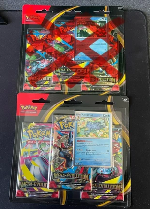 Tripack Mega-Evolution Pokémon, brand: Pokémon, condition: New with tags, €26.50, €28.53 includes Buyer Protection