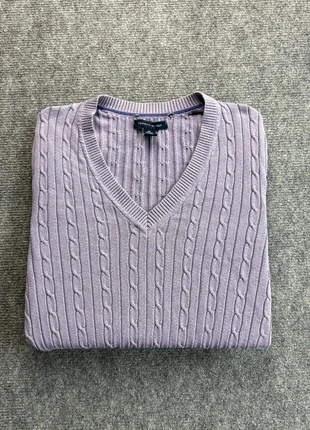 Pull Tommy Hilfiger taille XS Femme Lila Coton Col V #0238, brand: Tommy Hilfiger, condizioni: Ottime, taglia: XS / IT 38 / EU 34, €20.90, €22.65 include la Protezione acquisti
