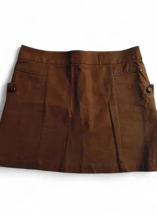 Mini jupe marron Chattawak avec poches – Taille 38/40, brand: CHATTAWAK, condizioni: Buone, taglia: L / IT 44 / EU 40, €6.90, €7.95 include la Protezione acquisti Pro