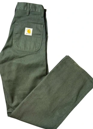 Pantalon Carhartt WIP Simple Pant vert 36-38 FR straight workwear casual vintage, brand: Carhartt, condizioni: Buone, taglia: IT 38 | W28, €29.00, €31.15 include la Protezione acquisti