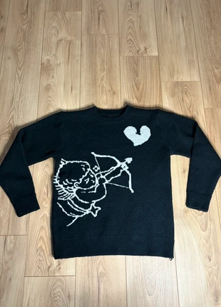 Pull à Motif Homme - Taille M - Noir et Blanc - Style Streetwear / Casual, brand: Aesthetic, condition: Very good, size: M, €30.00, €32.20 includes Buyer Protection