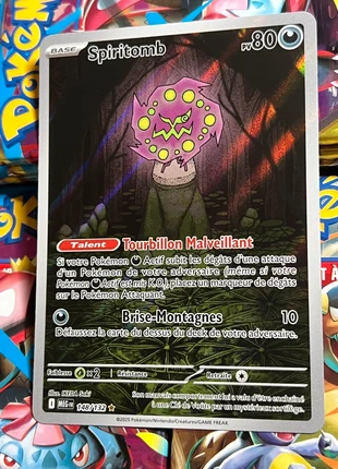 Spiritomb 148/132 – ME1 Méga Évolution, marke: Pokémon, zustand: Neu, 6,00 €, 7,00 € inklusive Vinted-Käuferschutz