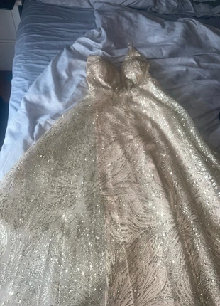 A gold dress, brand: Marianne Design, condition: New with tags, size: M / 38 / 10, €160.00, €168.70 includes Buyer Protection