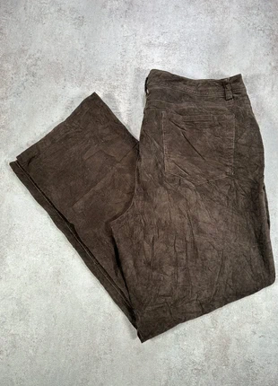 Pantalon Vintage En Velours Côtelé / Corduroy Chicos marron foncé côtelé taille 2, brand: Vintage Dressing, condition: Very good, size: XXL / 44 / 16, €15.00, €16.45 includes Buyer Protection Pro