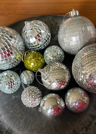 Boules à facettes en verre et autres en lot #ssoussou74deco Noël, merk: Vintage Chic, staat: Goed, € 10,00, € 11,20 inclusief Kopersbescherming