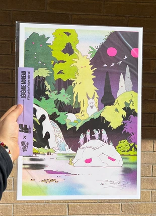 Jérémie Moreau A3 Poster - If the Spirits of Nature Woke Up - Risograph Print - 42x29.7cm, marque: kiblind, état: Neuf sans étiquette, 35,00 €, 37,45 € Protection acheteurs (Pro) incluse