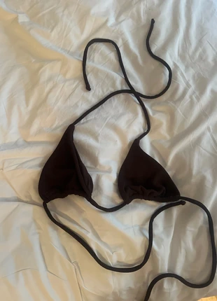 Dark brown vintage triangle bikini top, brand: Vintage Dressing, condizioni: Ottime, taglia: M / IT 42 / EU 38, €4.00, €4.90 include la Protezione acquisti