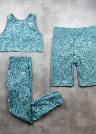 Set ensemble top +short+legging Gymshark Adapt Animal 3 femme taille M # NA 43, brand: Gymshark, condition: Good, size: M / 38 / 10, €55.00, €58.45 includes Buyer Protection