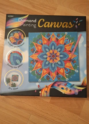 Diamomd painting canvas mandala, brand: Action, condizioni: Nuovo senza cartellino, €5.00, €5.95 include la Protezione acquisti