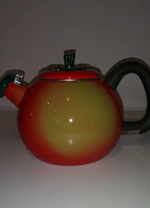 bouilloire sifflante tomate pop art - cuisine vintage années 70/80, staat: Goed, € 40,00, € 42,70 inclusief Kopersbescherming