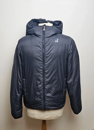 Doudoune K-way imperméable en duvet bleu marine, modèle Jack Thermo Air, taille S, très bon état, brand: K-Way, condition: Very good, size: S, €85.00, €89.95 includes Buyer Protection