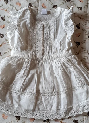 Vestido branco 18-24 meses Gap NOVO, marca: GAP, estado: Novo com etiquetas, tamanho: 18-24 meses / 86 cm, €34.95, €37.40 inclui Proteção do Comprador