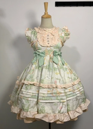 Sweet Vintage Cottagecore Lolita Dress, brand: Lolita, condizioni: Ottime, taglia: Taglia unica, €29.99, €32.19 include la Protezione acquisti