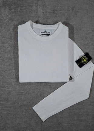 Stone Island Sweater - Size S - White, merk: Stone Island, staat: Heel goed, maat: S, € 104,99, € 110,94 inclusief Kopersbescherming