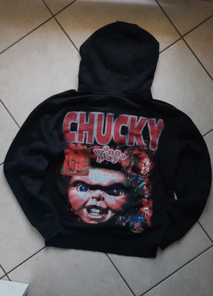 Vintage Chucky Horror Hoodie S | 90s 00s Movie Streetwear | Retro Graphic Sweatshirt, marque: Vintage Dressing, état: Très bon état, taille: S, 19,99 €, 21,69 € Protection acheteurs incluse