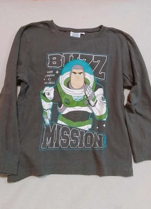 Camiseta gris infantil Buzz Lightyear, marca: Toy Story, estado: Muy bueno, tamaño: 5 años / 110 cm, 3,00 €, 3,15 € Protección al comprador incluida
