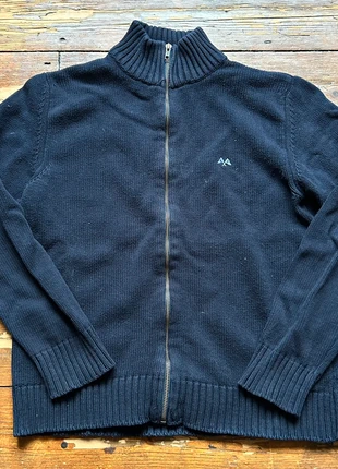 Vintage Thomas Burberry zip up knitted jumper, brand: Thomas Burberry, condition: Good, size: M, £15.00, £16.45 includes Buyer Protection Pro