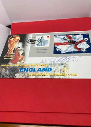 2002 World Cup Official FDC sig Geoff Hurst, condition: New without tags, £17.50, £19.08 includes Buyer Protection