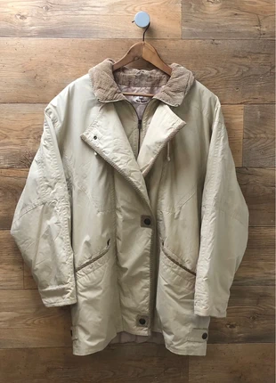 Veste beige col velours / Taille XL / Beige, staat: Goed, maat: XL / 42 / 14, € 8,00, € 9,10 inclusief Kopersbescherming