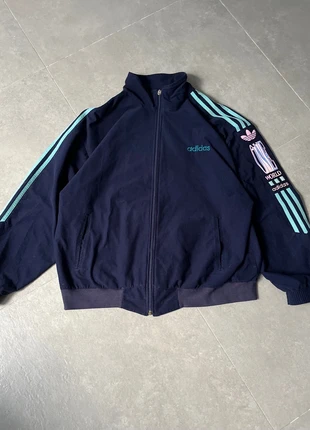 🔥Vintage Adidas x One World 90s Velour Track Jacket Navy Blue Size M🔥, marque: adidas, état: Très bon état, taille: M, 32,60 €, 34,93 € Protection acheteurs incluse