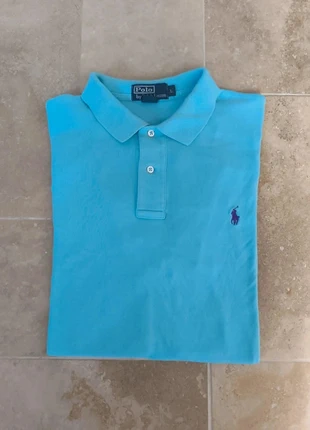Polo Ralph Lauren homme L pima coton bleu clair logo violet excellent état, marke: Ralph Lauren, zustand: Sehr gut, größe: L, 24,99 €, 26,94 € beinhaltet Vinted-Käuferschutz Pro