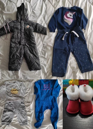 Vêtements 9 mois, marca: Mots d'enfants, estado: Muito bom, tamanho: 9-12 meses / 74 cm, €5.00, €5.95 inclui Proteção do Comprador