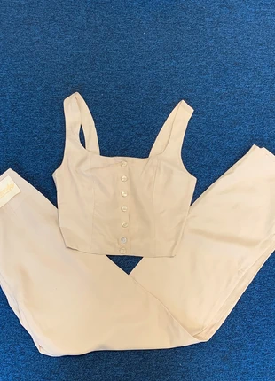 Peachy Den Beige Edie Set Co-ord, brand: Peachy Den, condition: Very good, size: S / UK 8-10, £20.00, £21.70 includes Buyer Protection Pro