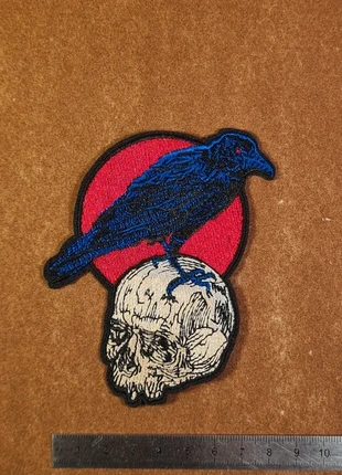 Patch Écusson Broderie Neuf Corbeau Crâne, marque: Corbeau Crâne, état: Neuf sans étiquette, 5,00 €, 5,95 € Protection acheteurs incluse