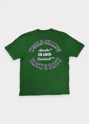 RARE Carhartt WIP x Awake NY limited edition Print pocket T-shirt - size L oversized green v3501, merk: Carhartt, staat: Heel goed, maat: L, € 49,00, € 52,15 inclusief Kopersbescherming Pro