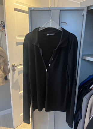 Polo langmouw, merk: Zara, staat: Nieuw zonder prijskaartje, maat: M / 38 / 10, € 5,00, € 5,95 inclusief Kopersbescherming
